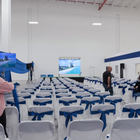Salón preparado para bodas y eventos sociales dentro de la Experiencia Mariann
